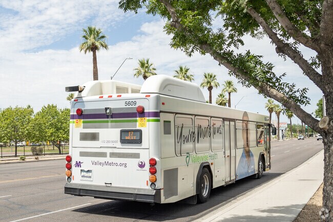 Valley Metro serves the Alvarado Historic District with bus and light rail service.