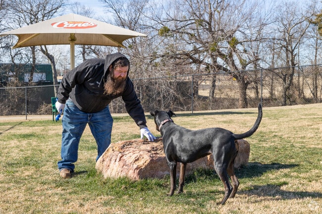 Locals love Happy Tails Dog Park.