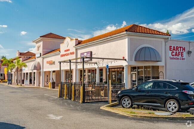 Retail and restaurants can be found along US41.