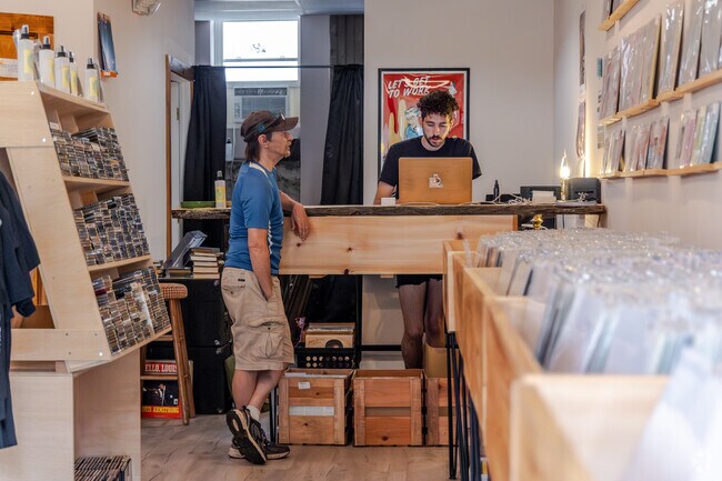 Little Lost Records specializes in vinyl records, offering a selection of new and used albums.