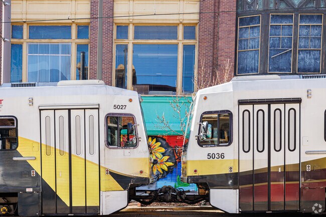 Downtown Baltimore is served by the light rail and other public transit options.