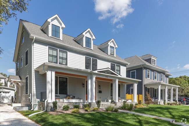 Chevy Chase Terrace hosts a wide range of newer builds that have full green lawns.