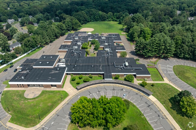 The Highland School is located at 490 Highland Ave in Cheshire, CT.