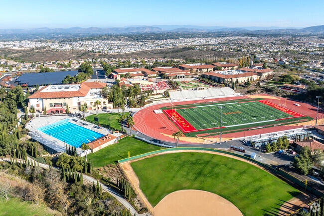 The Cathedral Catholic High School sport complex serves stheletic needs in Carmel Valley.