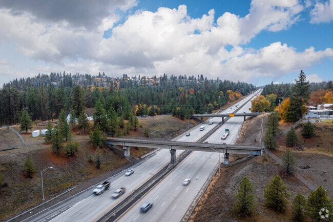 I-90 provides quick transportation between Cheney and Spokane.