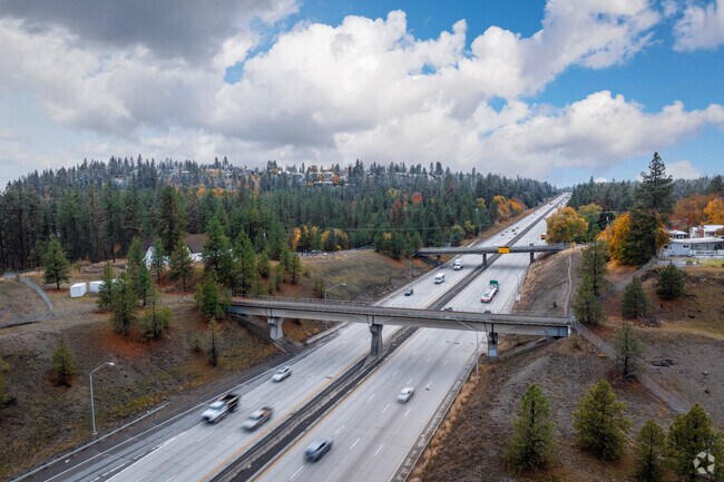 I-90 provides quick transportation between Cheney and Spokane.