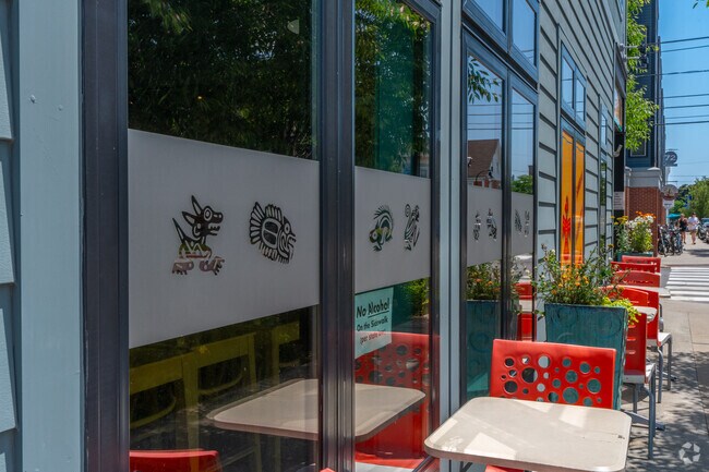 Enjoy delicious tacos at Taco Trio in nearby Knightville.