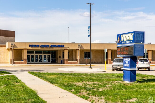 York Public Schools is a small district with four schools and earns a Niche grade of B.