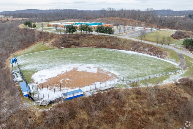 The baseball field for the students of Trinity South Elementary.