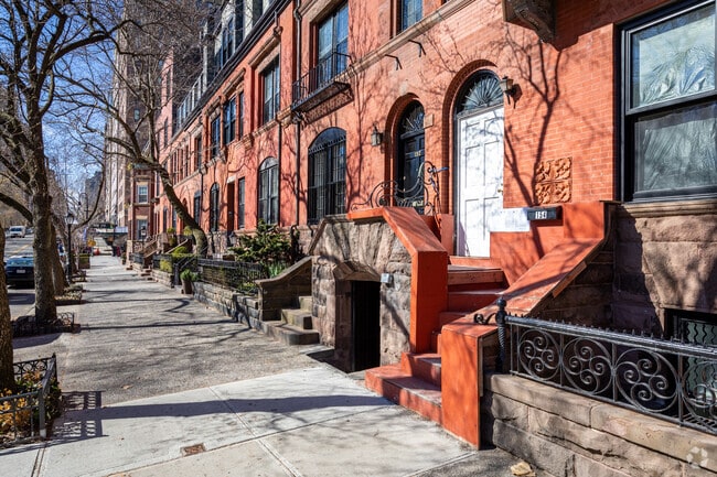 The Yorkville neighborhood offers a mix of old and new houses in Manhattan.