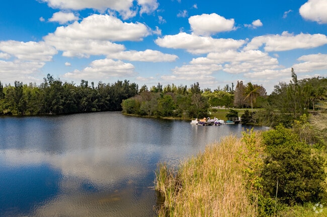 The nearby Tree Tops Park offers scenic views for Robbins Park residents.