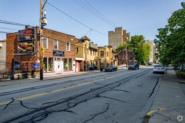 Just across the street in North Oakland Zarra's Restaurant waits for residents of Upper Hill to join them.