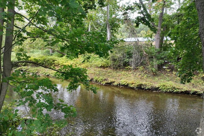 While biking or walking on the Westmoreland Heritage Trail, you will get a glimpse of the creek.