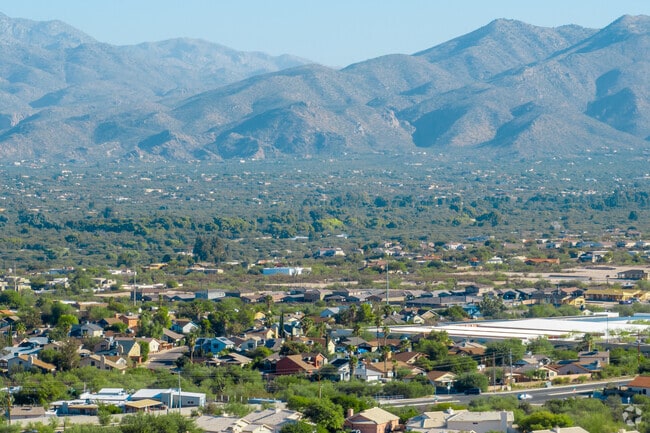 To the east of Estes Park lies Saguaro National Park and the Rincon Mountains.