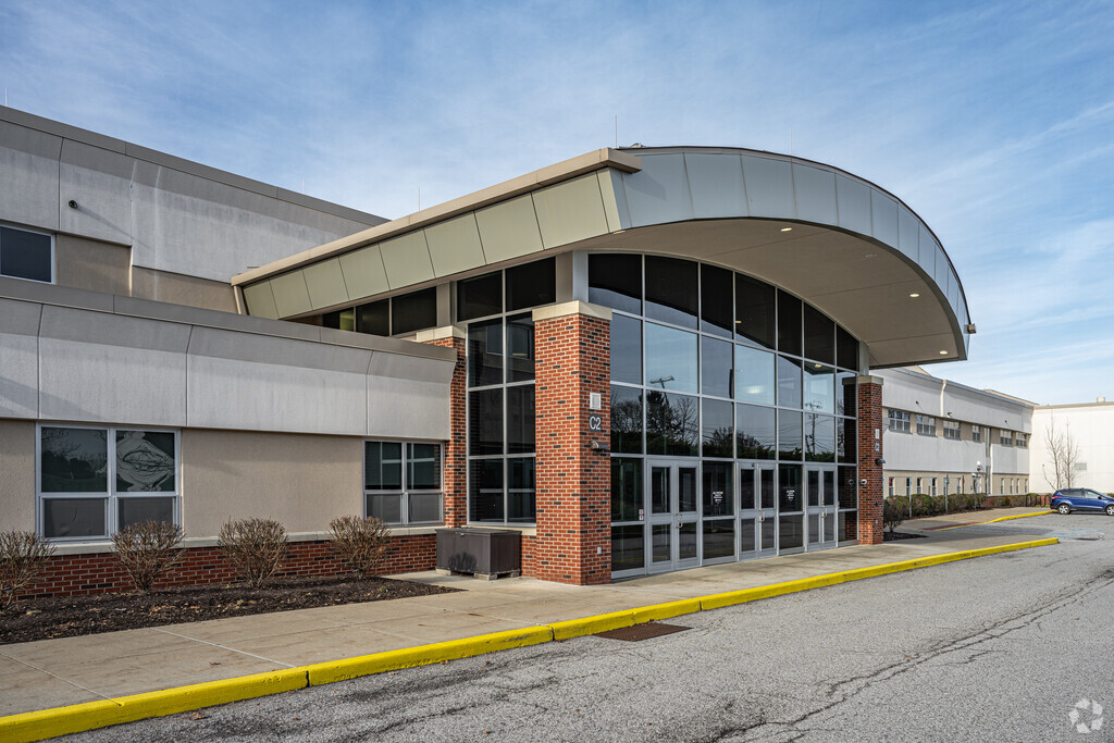This entrance of Fort Couch Middle School faces Fort Couch Road.