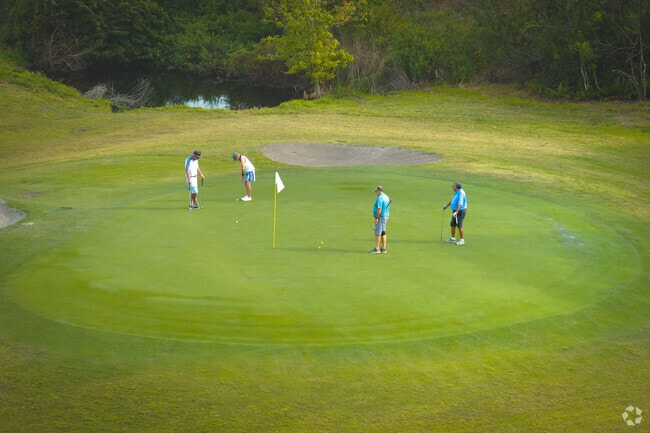 Golf is a popular sport among residents of Lake Lucerne.