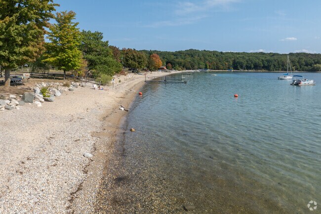 Good Harbor Bay is a short 10-minute drive from Maple City.