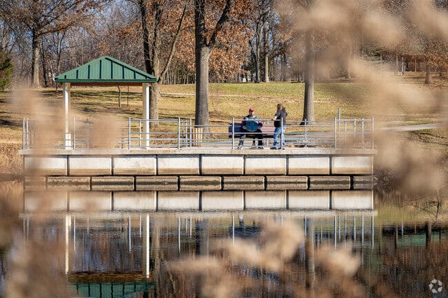 Nearby Laurel Park, with its scenic lake, is a great place to hang out and relax.