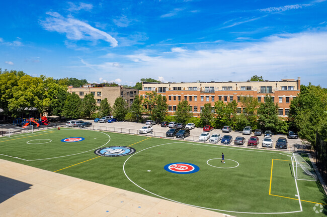 The soccer field at Blaine Elementary School in the Southport Coridor neighborhood.