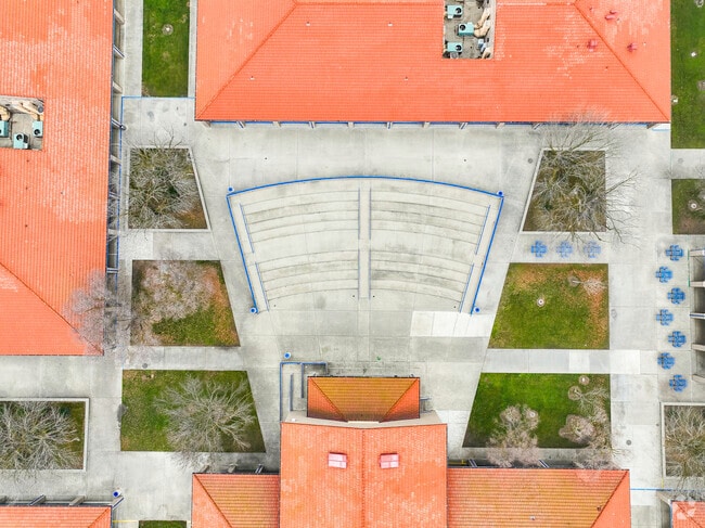 Blaker High  in Riverbank is located in the center of town.