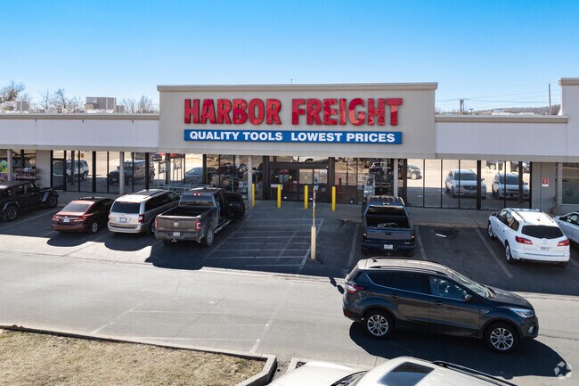 Find great deals at Mineral Area Shopping Center, featuring stores like Harbor Freight.