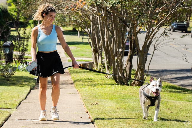 Locals enjoy walking their pets' in Crestwood North.