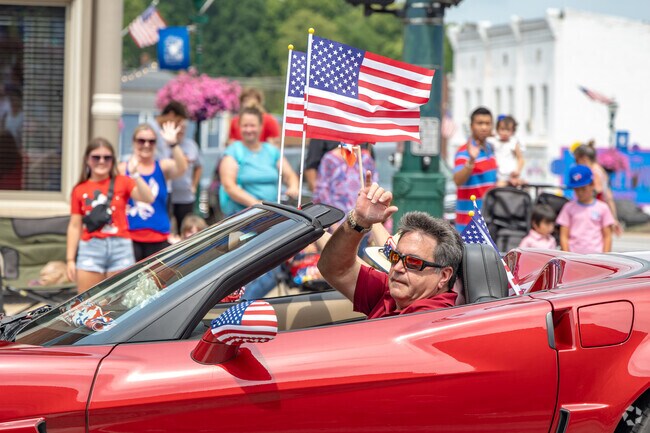 The Scott County 4th of July Parade usually has around 400 participants in Georgetown.