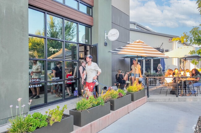 Locals enjoy a treat at Savor Ice Cream in California Park neighborhood, Chico.