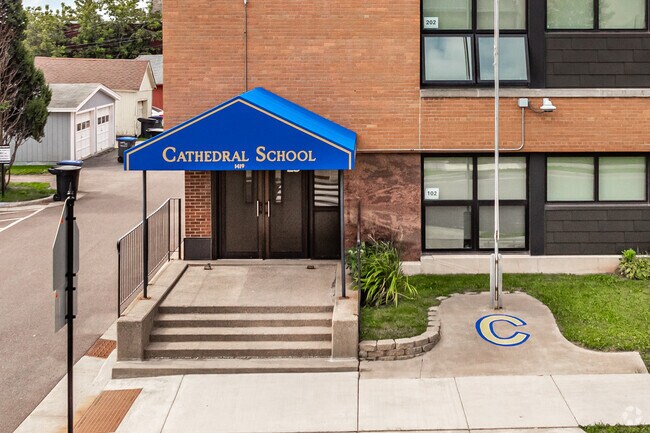 Cathedral School enrolls about 150 students.