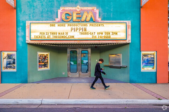 GEM Theater has great performances it seats 158 and was built in the 1920s.