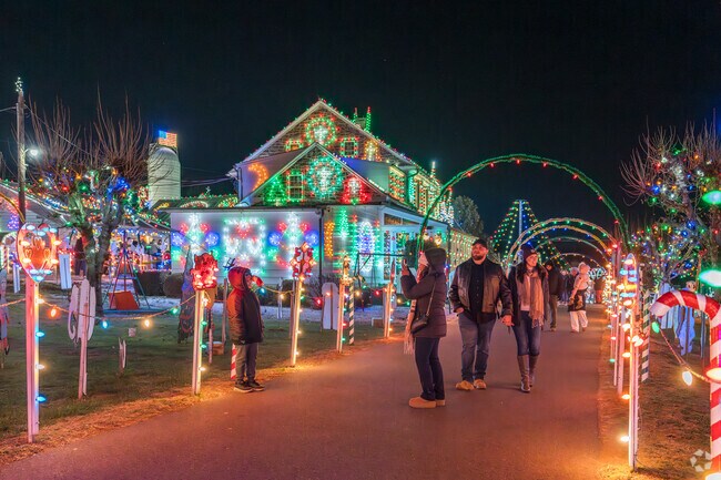 Make cheerful memories with the family at Koziar's Christmas Village in Jefferson Township.
