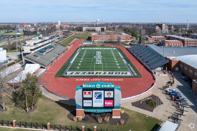 Maryville is a community of 10,000-plus people who show pride for Northwest Missouri State University, home of the Bearcats.