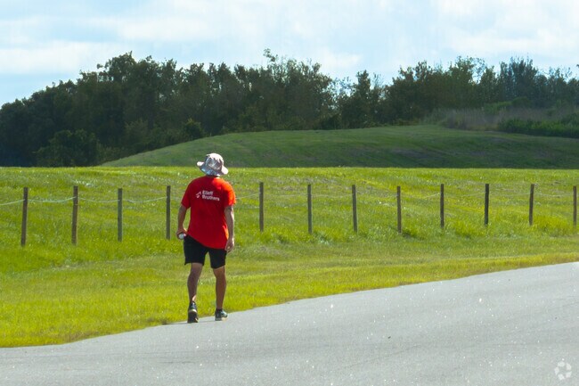 New additions to Spring Lake Village include William Gentry Eco-Park wit hits paved paths.