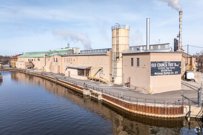 The Neenah Paper Company is in the heart of the city and has been part of the cities history.