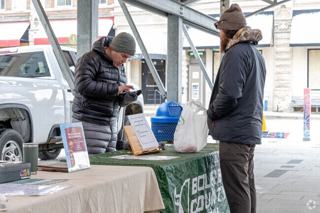 Historic Western Suburb shoppers visit the Lexington Farmer's Market on Saturday mornings.