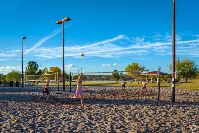 Discover Park in Gateway Ranch is where community and volleyball come together.