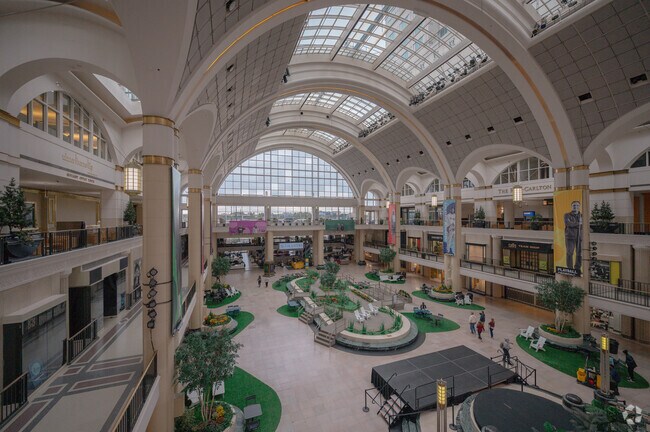The lively Tower City Center is a multi-floor shopping center in Public Square.