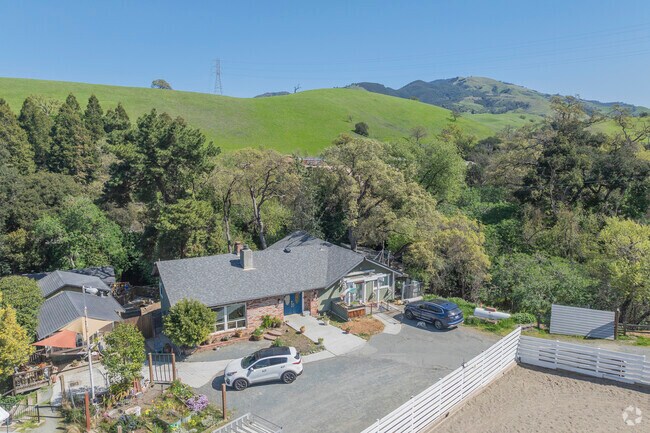 Many of the homes in the Pine Creek neighborhood enjoy beautiful views of Mount Diablo.