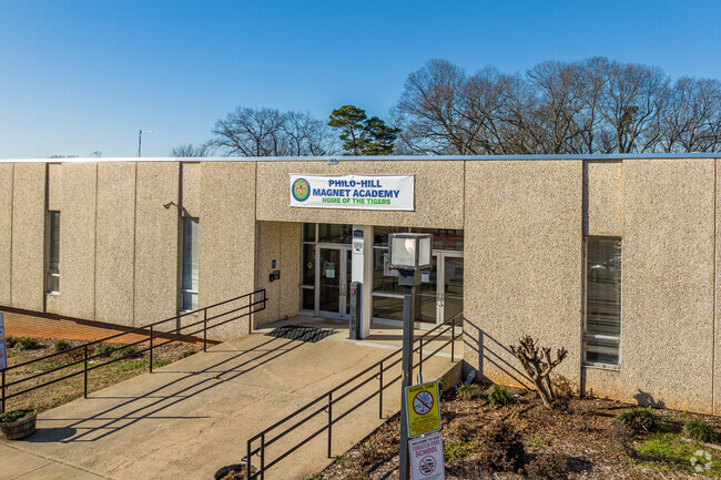 Philo Hill Magnet School is temporarily relocated during renovations.