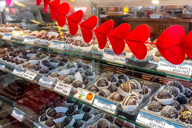 Chocolate Cafe in Tri-Village serves coffee, breakfast and lunch along with yummy chocolates.