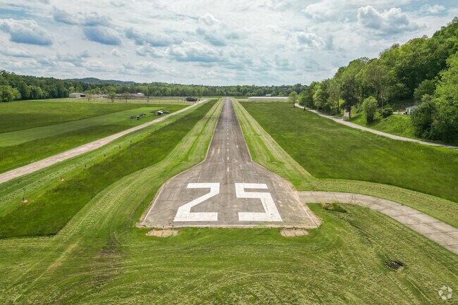 Ona Airpark in Ona is a locally owned airstrip that offers a serene experience nestled in the mountains.