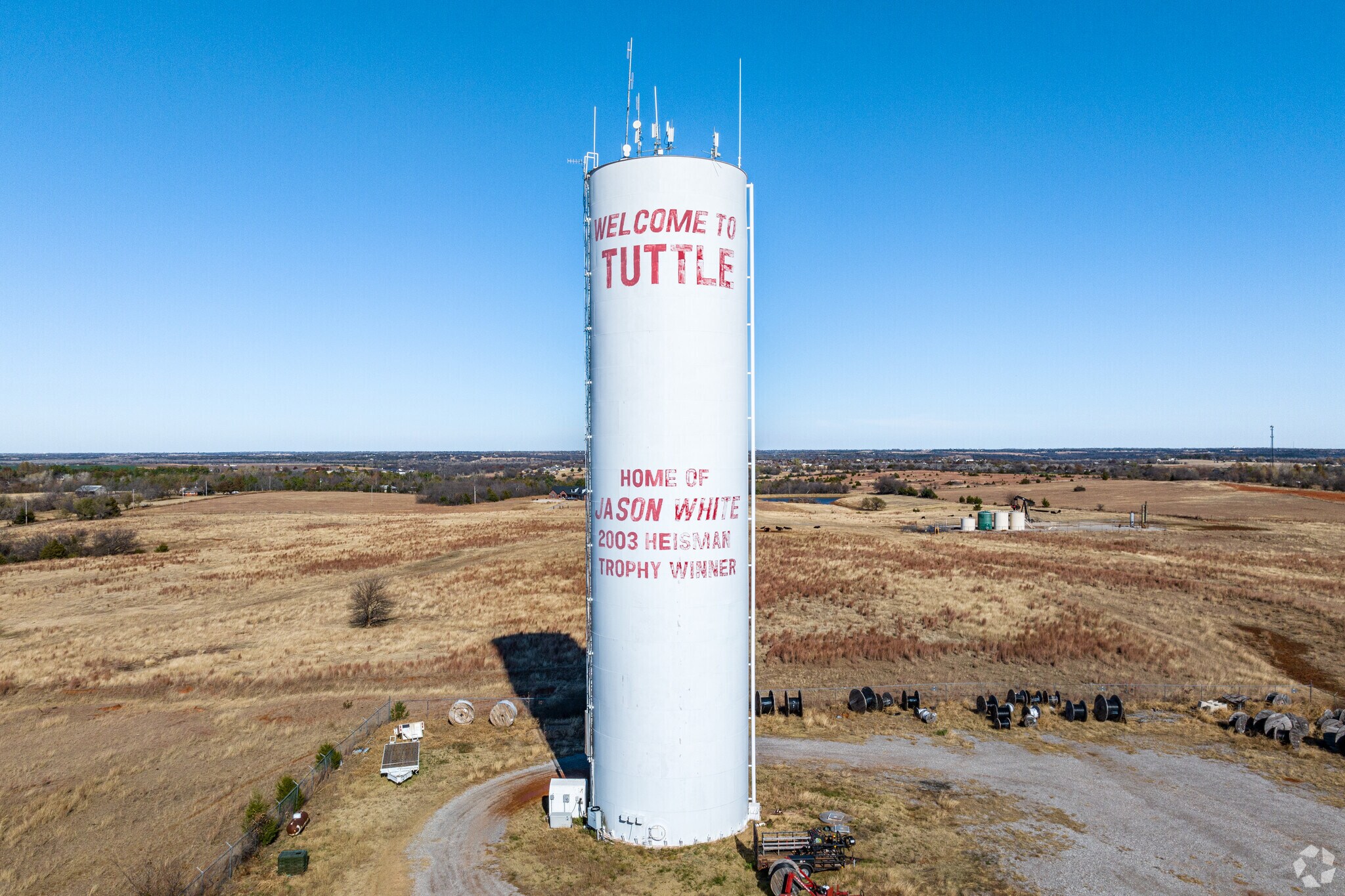 OU quarterback Jason White is from Tuttle which is just West of Bridge Creek.