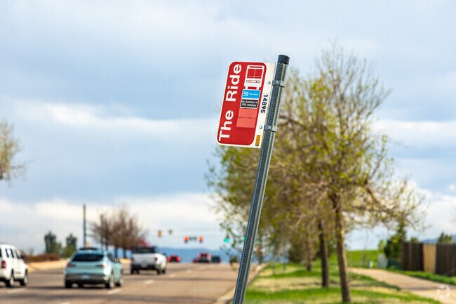 While there aren't busses in Stony Creek, you can find one just north on S Kipling Parkway.