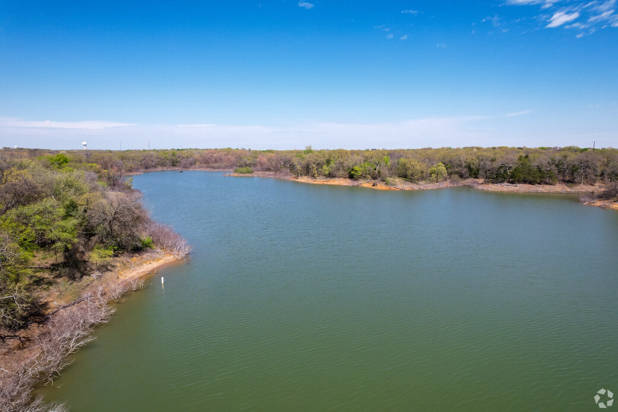 Sycamore Bend Park in Hickory Creek provides a beautiful scenic view of the lake.