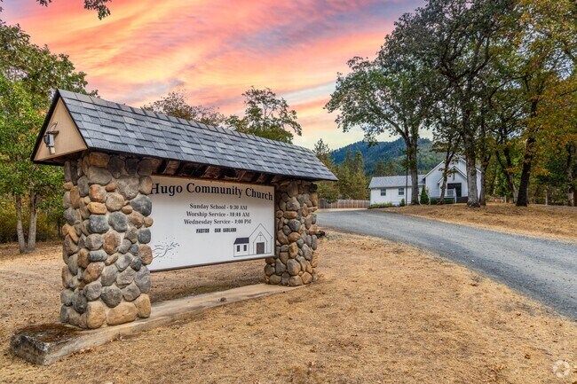 Neighbors can gather weekly at Hugo Community Church.