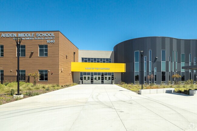 Arden Middle School in Carmichael has a sleek modern design.