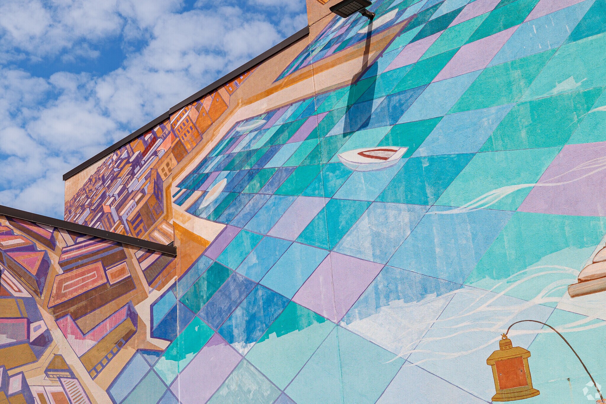 You can find creative murals all over the Patterson Park neighborhood.