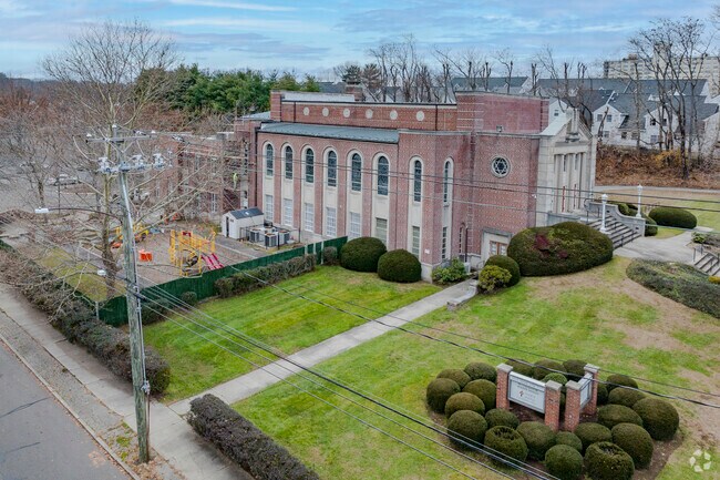 Merkaz Community High School for Judaic Studies at 2385 Park Avenue in Bridgeport, CT.