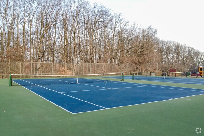 Lillian Carey Park has two tennis courts.
