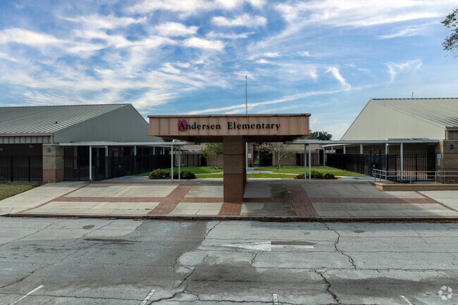 Welcome to the main entrance of Hans Christian Andersen Elementary School.